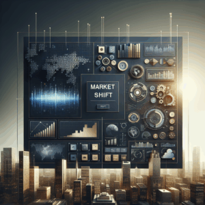Visual representation of market data with graphs and charts.