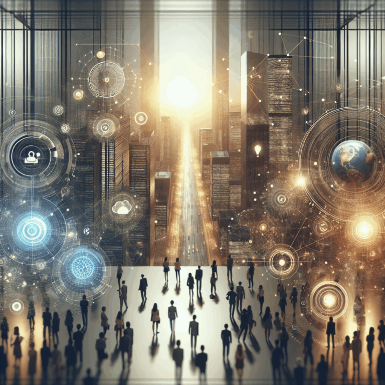 Painéis digitais conectados sobrepostos em fundo abstrato, representando dados, UX e micro-momentos.