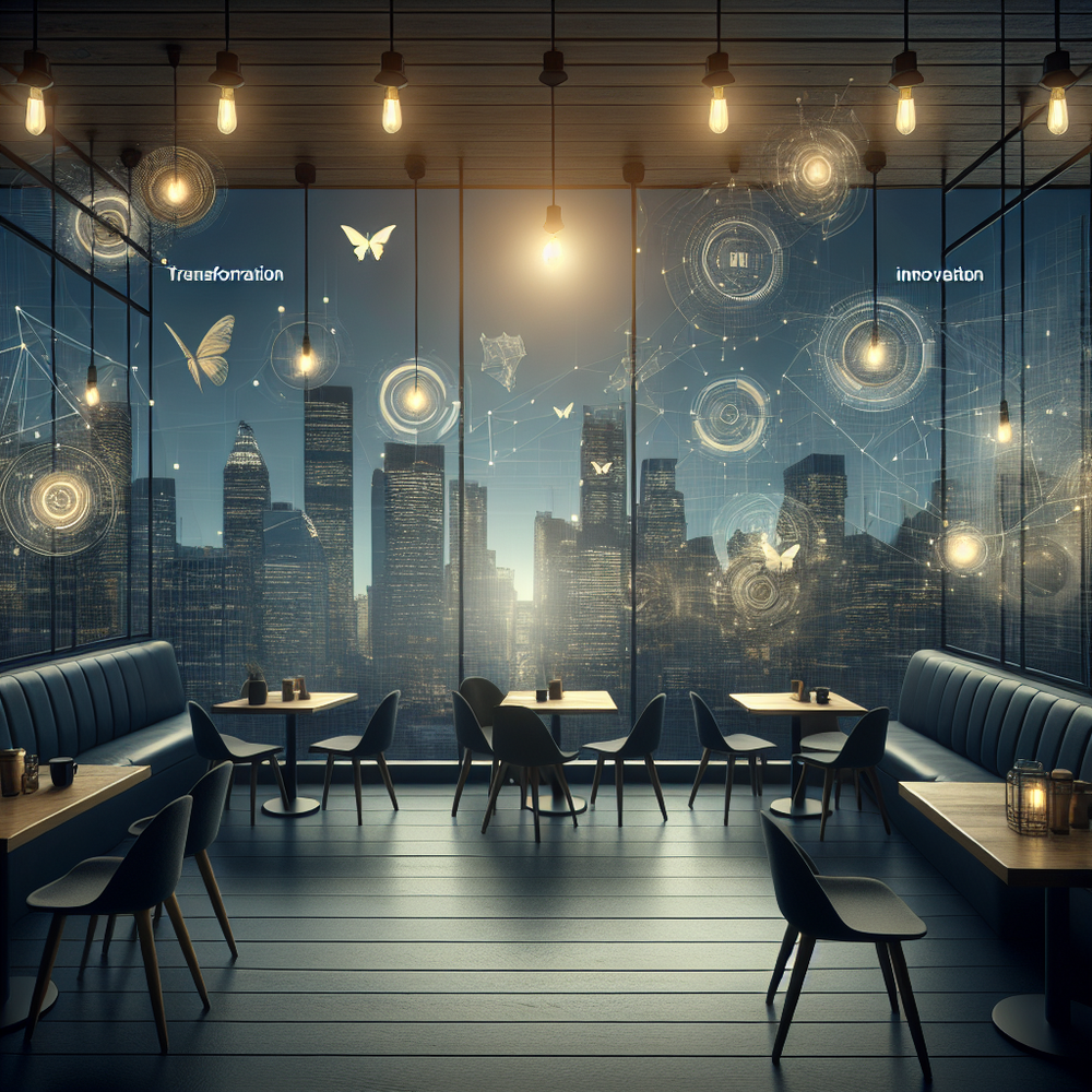 Painel abstrato de dados digitais se transformando em métricas detalhadas sobre fundo azul escuro