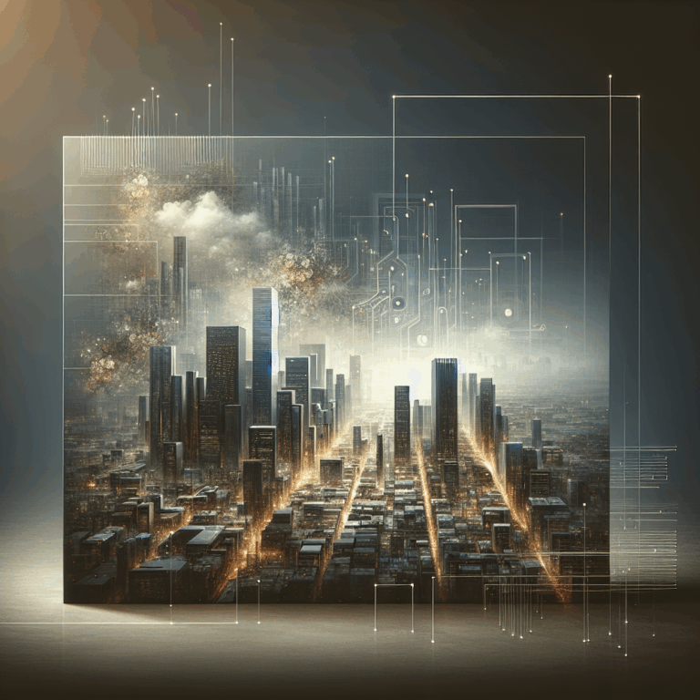 Ambiente com telas e gráficos minimalistas ilustrando integração omnichannel de dados.