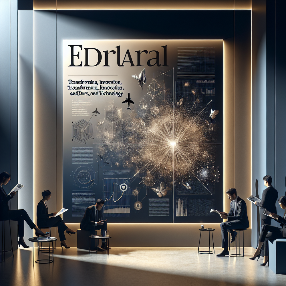 Painel de dados digital e gráfico de crescimento iluminados em ambiente minimalista