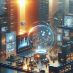 Estrutura corporativa moderna refletindo espelho conceitual entre valores internos e percepção de marca