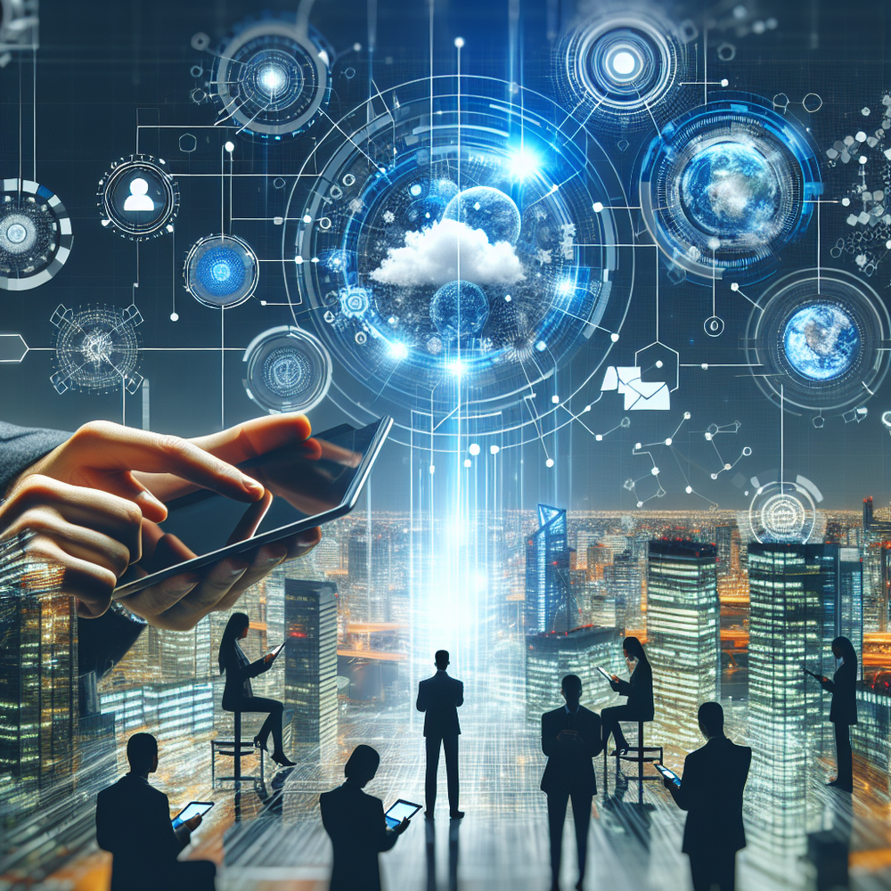 Sala de controle digital com painéis de analytics iluminando o ambiente